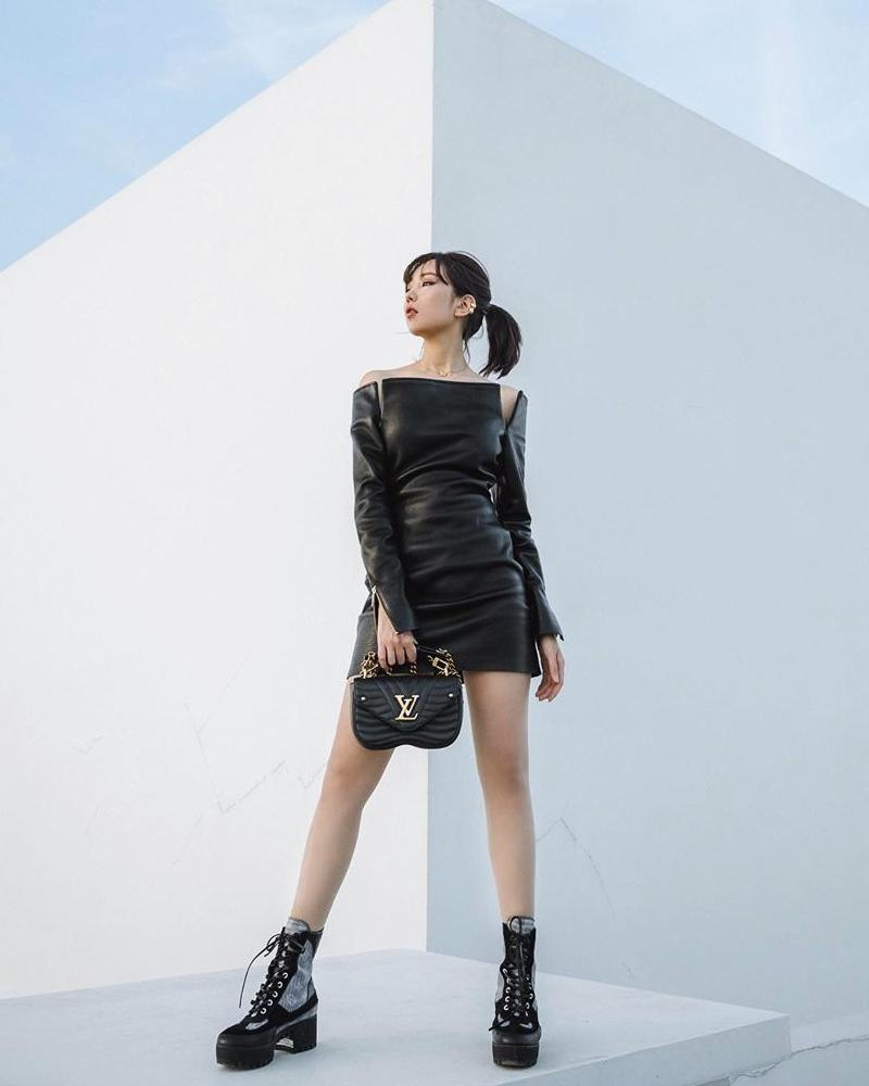 Phương Mỹ Chi - Thúy Vi lên đồ phong cách đối lập: Người trẻ trung đúng tuối - nàng thì già chát-5