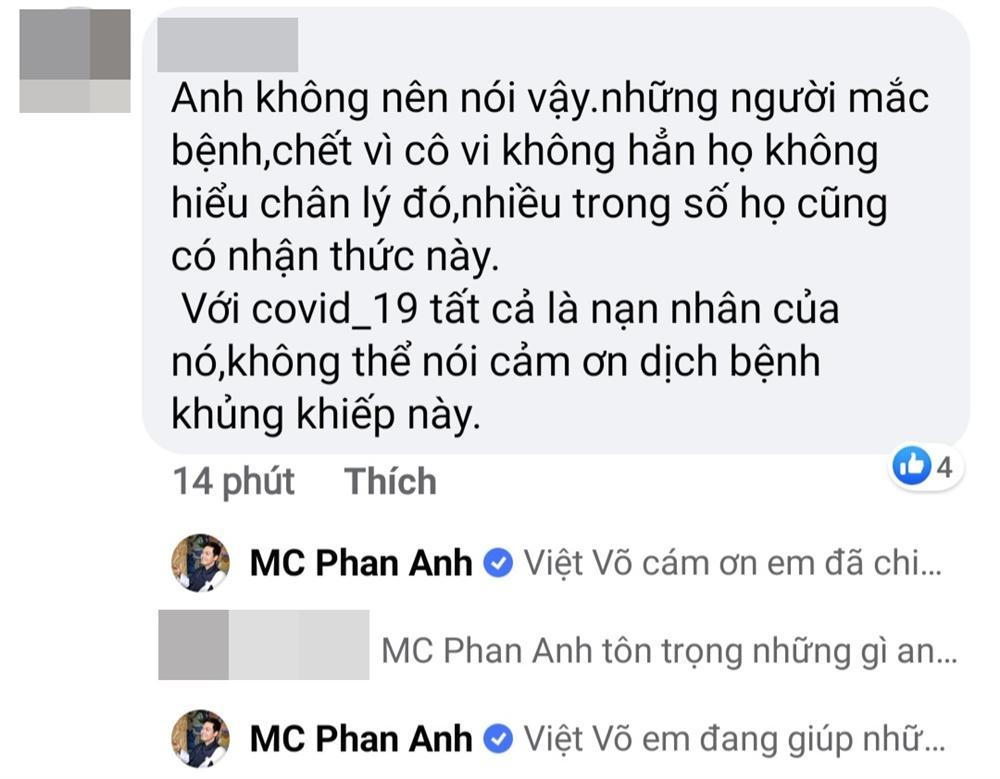 MC Phan Anh gây tranh cãi khi viết status cảm ơn đại dịch Covid-19-2