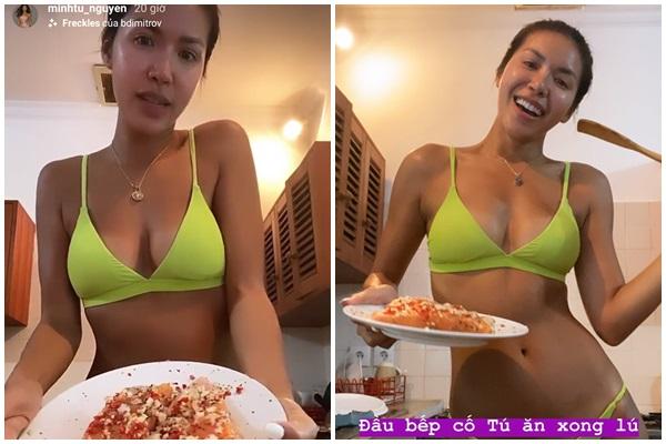 Lâu lâu khoe ảnh bikini, Á hậu Thùy Dung hết bị bóc mẽ chuyện mặc ngược áo đến lộ vết rạn mông-6