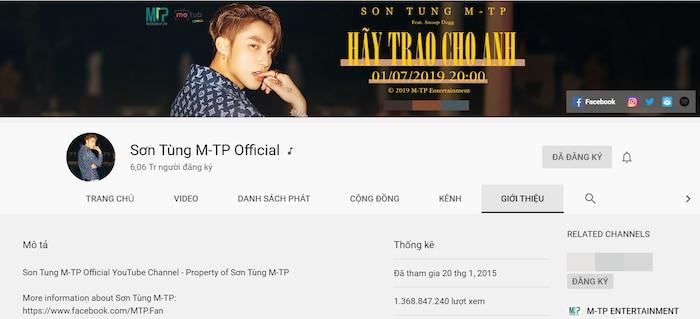 Giấu kín bao lâu, kênh Youtube Mỹ Tâm bỗng công khai follower khủng đến độ Sơn Tùng M-TP cũng ra chuồng gà-1