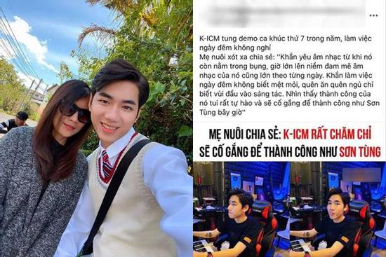 Mẹ nuôi bức xúc trước bài viết so sánh K-ICM với Sơn Tùng
