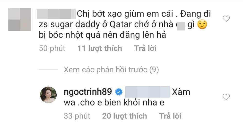 Đang ở nhà yên ổn, Ngọc Trinh nổi đóa khi bị chụp mũ du hí Qatar với tình già-1