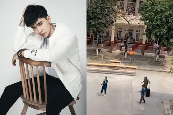 Chú bộ đội khoe giọng hát trong khu cách ly-1