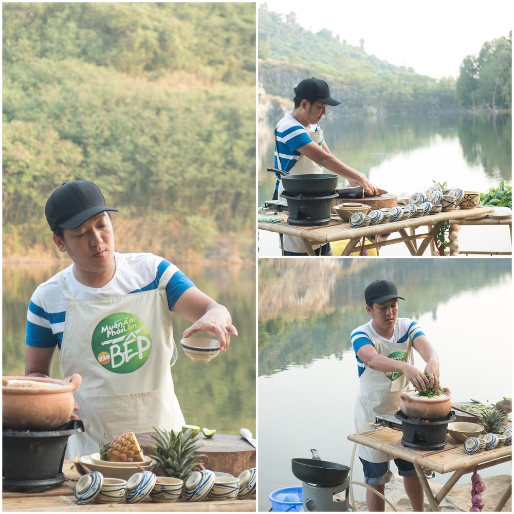 Quý ông Vbiz trổ tài nấu ăn: Trường Giang đỉnh của đỉnh, Trấn Thành làm văng nửa chảo mì-4