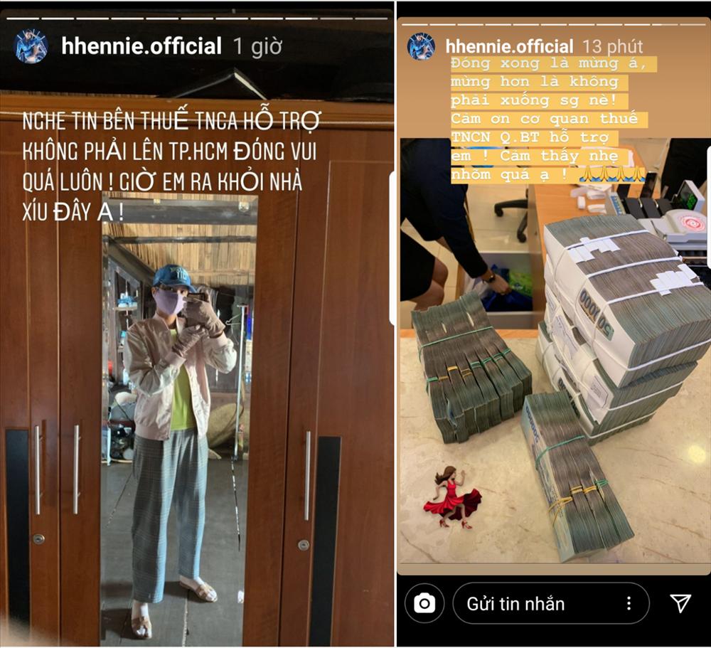 HHen Niê khoe ảnh mang 5 chồng tiền đi đóng thuế thu nhập-1