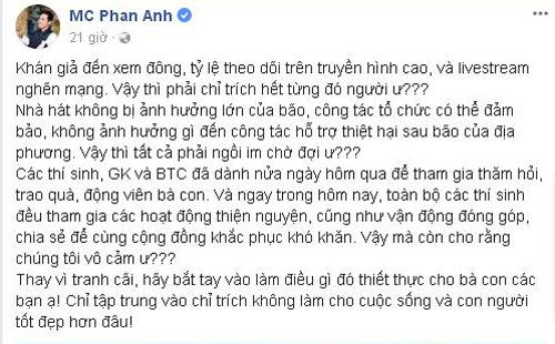 Sau phát ngôn cảm ơn COVID-19, MC Phan Anh nhanh chóng xóa hết bình luận ném đá-5