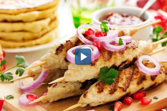 Cách làm món thịt xiên nướng nổi tiếng vùng Trung Đông