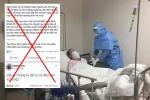 Bộ Y tế bác thông tin đang lan truyền sai sự thật về 1 bệnh nhân tử vong vì nhiễm Covid-19