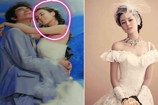 Địch Lệ Nhiệt Ba làm mẫu ảnh cưới thời đại học