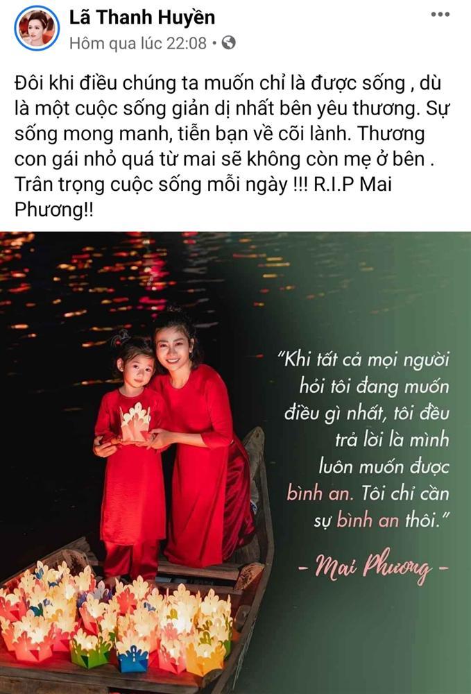 Thương xót Mai Phương, nghệ sĩ Việt lại chạnh lòng khi nghĩ đến con gái người quá cố-6