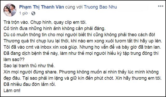 Ốc Thanh Vân, Đại Nghĩa phẫn nộ vì có người trà trộn chụp hình thi thể Mai Phương-2