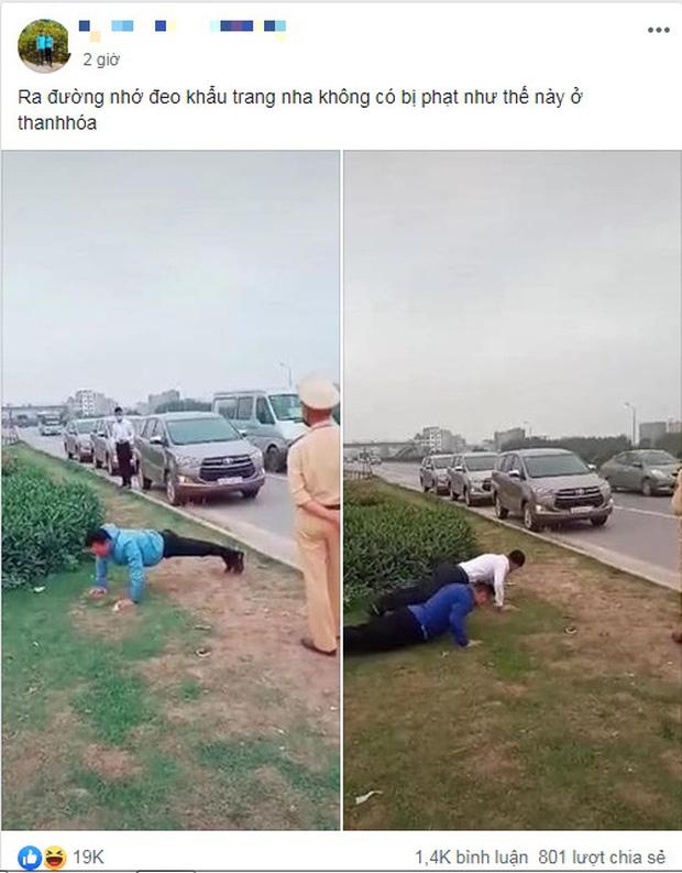 CSGT Bắc Giang lên tiếng về clip phạt tài xế chống đẩy do không đeo khẩu trang: Tài xế chống đẩy để chứng minh sức khỏe tốt-1