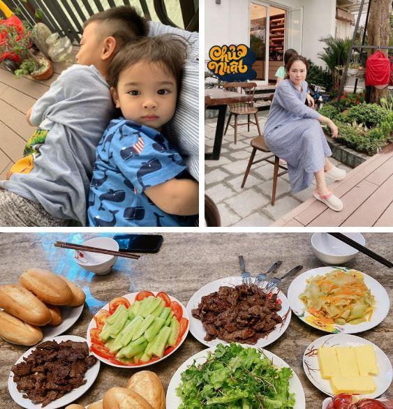 Mang thai lần 5, Hằng Túi lộ khoảnh khắc bơ phờ gầy rộc khi trông đàn con 4 đứa-3