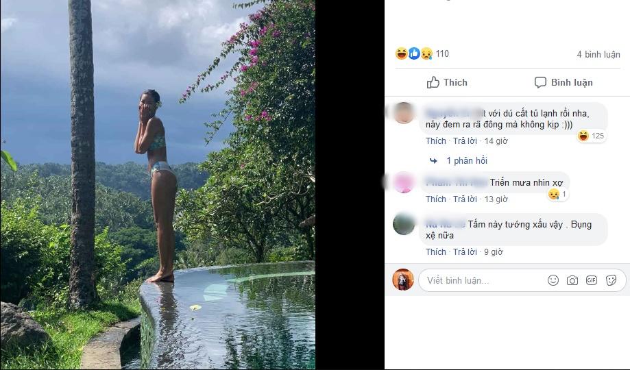 Không còn những đường cong đáng ngưỡng mộ, Minh Tú bị dìm hàng với làn da đen như cột nhà cháy, 3 vòng như 1-3