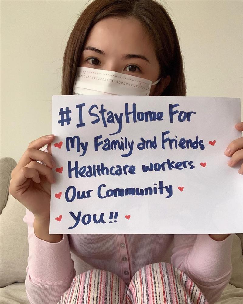 Châu Huệ Mẫn, Trịnh Tú Văn lan tỏa thông điệp hãy ở nhà vì dịch Covid-19-3