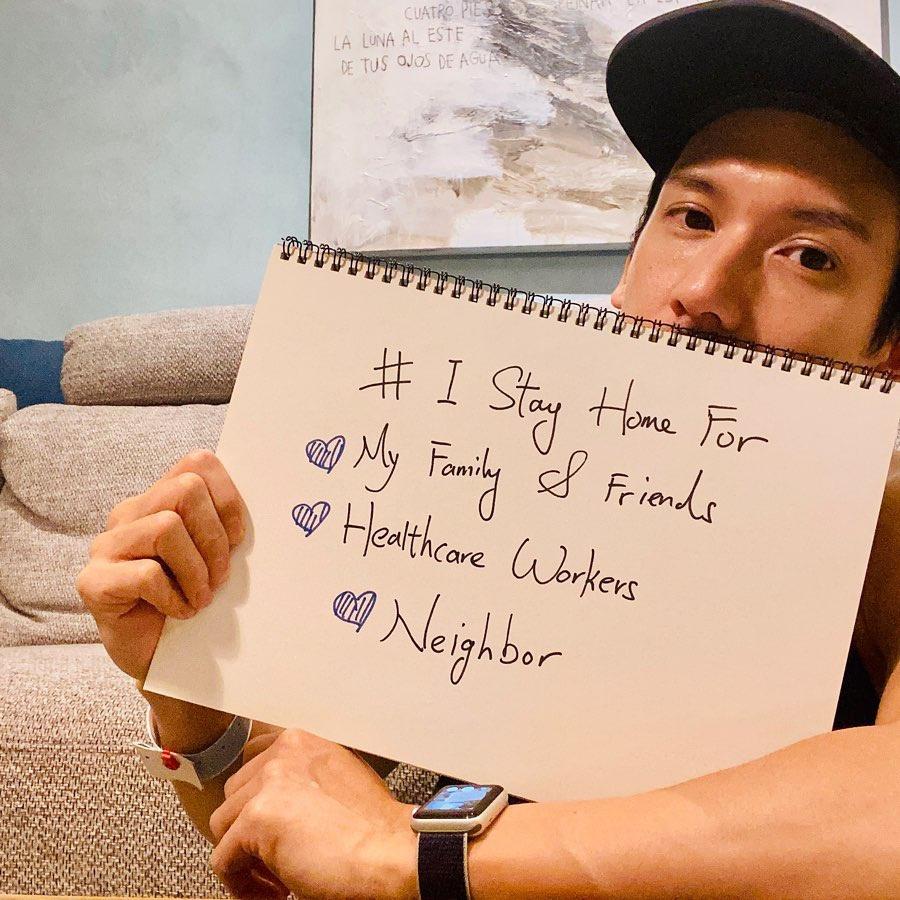 Châu Huệ Mẫn, Trịnh Tú Văn lan tỏa thông điệp hãy ở nhà vì dịch Covid-19-4