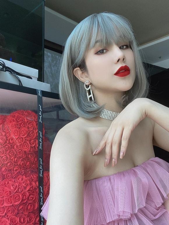 Nhìn hoài không chán khi Diệp Lâm Anh hô biến với tóc bạch kim-4