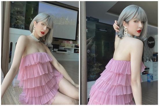 Nhìn hoài không chán khi Diệp Lâm Anh hô biến với tóc bạch kim