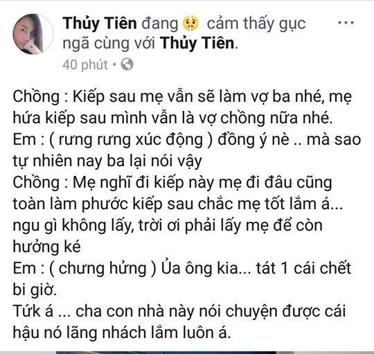 Công Vinh mong kiếp sau vẫn được làm chồng Thủy Tiên để... hưởng ké phúc phần-1