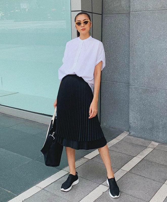 Tăng Thanh Hà, Khánh Linh và cách mặc áo sơ mi trắng đẹp mỗi ngày-8