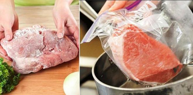 Thịt lợn trữ đông trong tủ lạnh, tuyệt đối không làm điều này khi rã đông kẻo hối không kịp-1