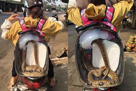 Cô gái làm dân tình tái mặt khi để thứ kinh dị trong ba lô rồi tung tăng dạo phố