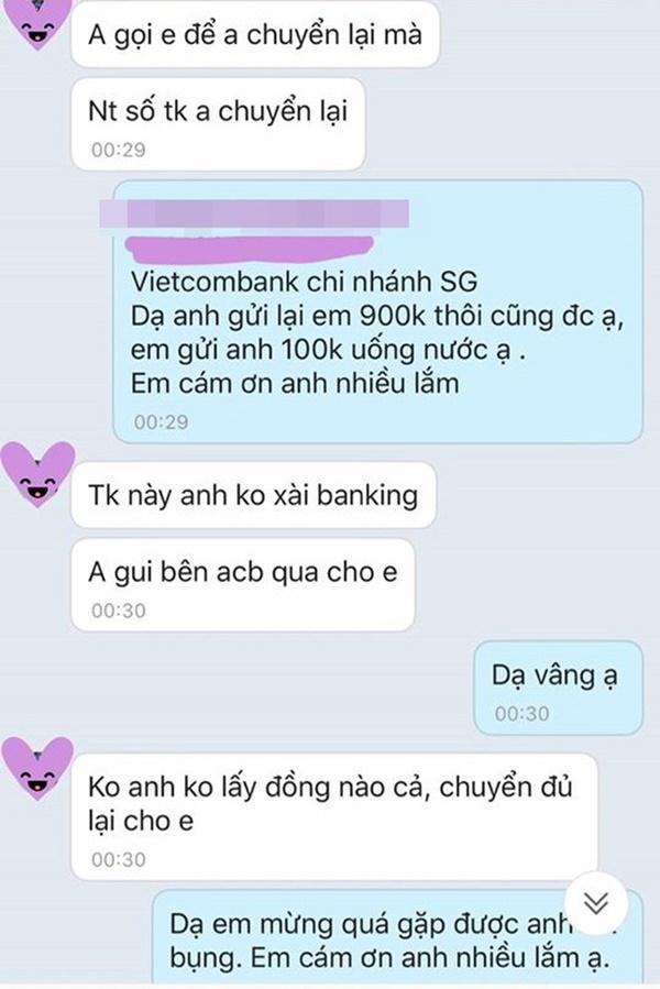 Chuyển tiền từ thiện nhầm tài khoản, cô gái nhắn tin xin lại và phản ứng bất ngờ từ người đàn ông lạ mặt-2