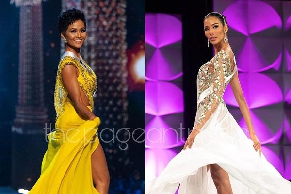 Bản tin Hoa hậu Hoàn vũ 3/4: Chuyện gì xảy ra khi Ariadna mặc thử váy vàng huyền thoại của HHen Niê?-11