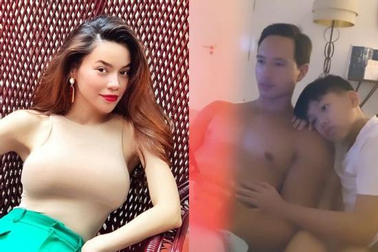 Hồ Ngọc Hà khoe khoảnh khắc cực tình cảm của Kim Lý và Subeo, nhìn chẳng khác nào cha con