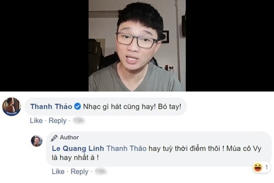 Được khen hát đã hay lại còn tươi trẻ, Quang Linh đùa: 'Mùa cô Vy là hát hay nhất'