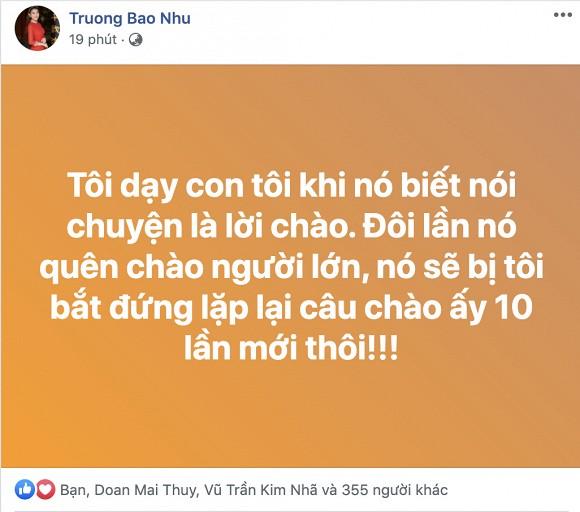 Bị mẹ Mai Phương tố không chào hỏi người lớn dẫn đến xô xát, Trương Bảo Như đáp trả tinh tế-2