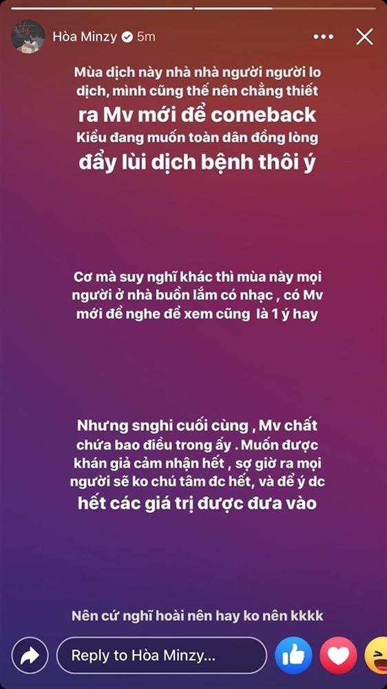 Dành cả thanh xuân đấu tranh tư tưởng ra MV hay không, Hoà Minzy đích thị là cô gái thiếu nghị lực của Vpop-1