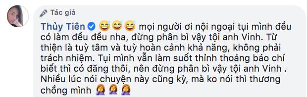 Thủy Tiên bênh vực Công Vinh khi ông xã bị mắng từ thiện xa xôi mà quên mất nơi sinh trưởng-3