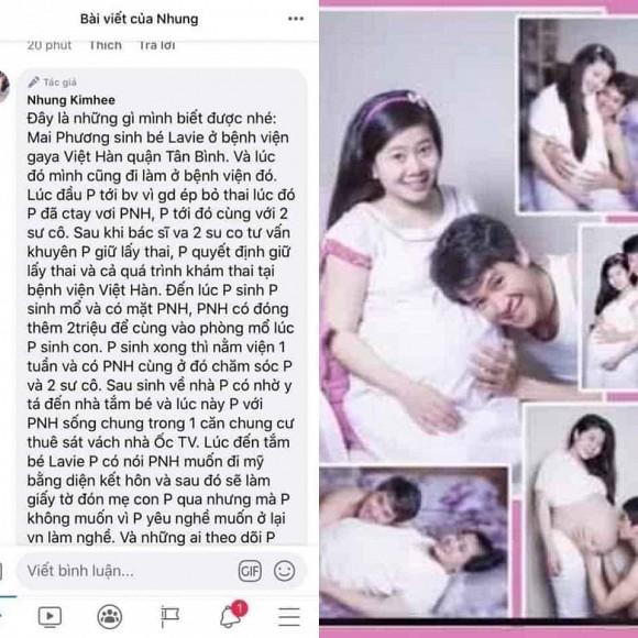 Dân mạng xót xa hình ảnh hạnh phúc hiếm hoi của Mai Phương khi mang bầu bên Phùng Ngọc Huy-1