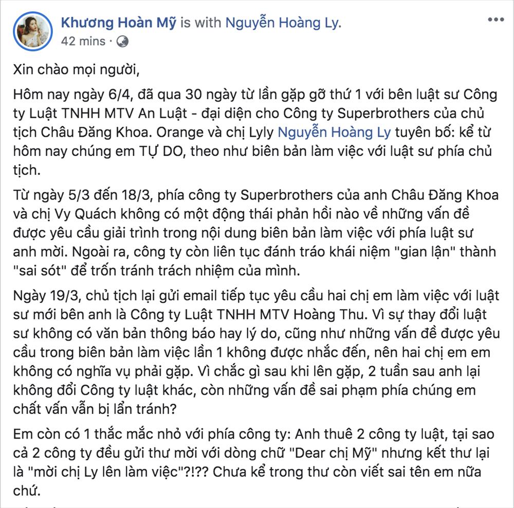 Orange tuyên bố tự do sau 1 tháng dính kiện tụng với Châu Đăng Khoa-1