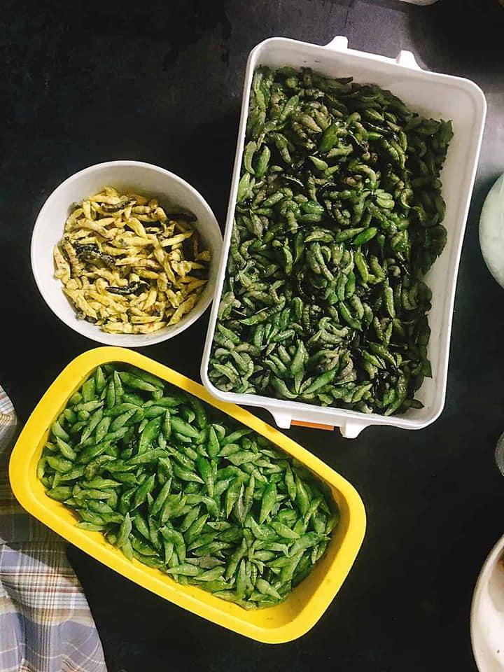 Độc, lạ món nhộng sâu muồng - tôm rừng của Tây Nguyên-4