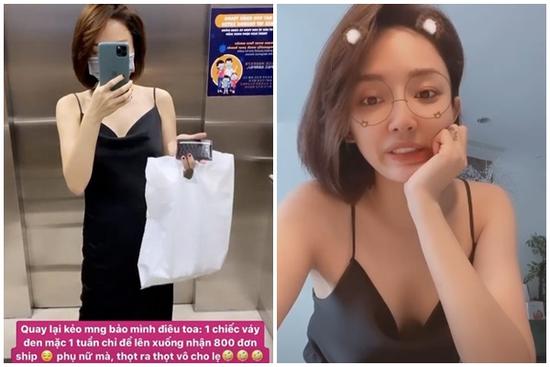 Ở nhà mùa dịch, Tóc Tiên diện 1 chiếc váy 7 ngày nhưng lý do đằng sau cực kỳ thuyết phục