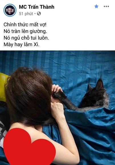 Trấn Thành sầu não khi bị boss chiếm mất vợ-1