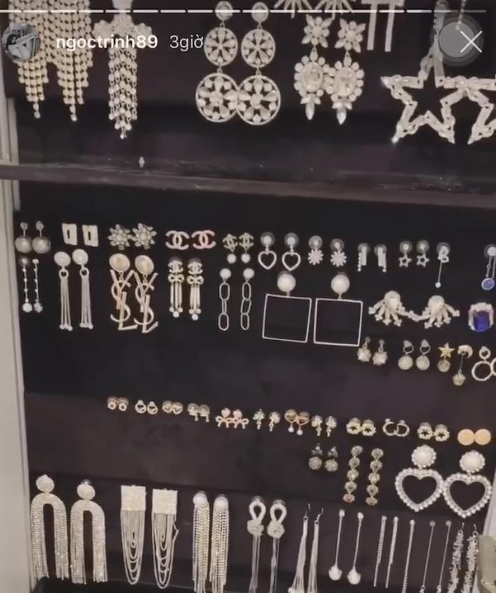 Hoa mắt với bộ sưu tập hoa tai của Ngọc Trinh, có cô gái nào không thèm muốn?-3