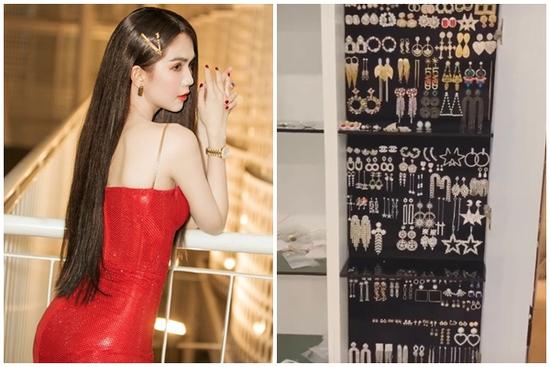 Hoa mắt với bộ sưu tập hoa tai của Ngọc Trinh, có cô gái nào không thèm muốn?