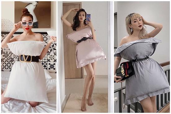 HẾT TRÒ: Phí Phương Anh - Trà Ngọc Hằng dùng gối làm váy biến hóa như fashionista