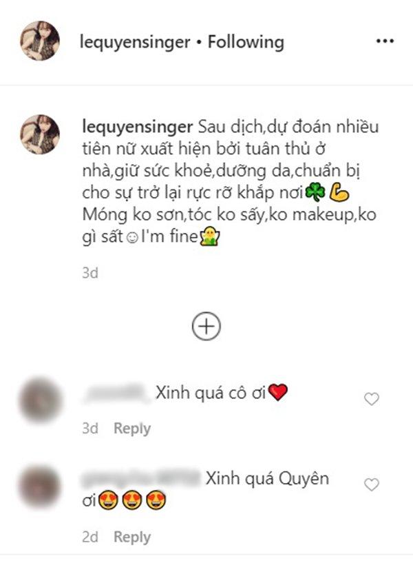 Ở nhà tránh dịch, Lệ Quyên áp dụng nguyên tắc 4 không để giữ gìn nhan sắc trẻ đẹp-5