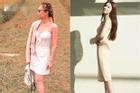 Cùng một kiểu váy hack tuổi: Song Hye Kyo thì được khen, Mỹ Tâm lại bị chê hơi sến