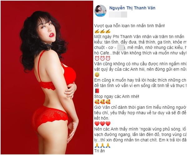 Phi Thanh Vân: Một ngày tôi nhận được vài trăm tin nhắn tán tỉnh và hình ảnh nhạy cảm-1