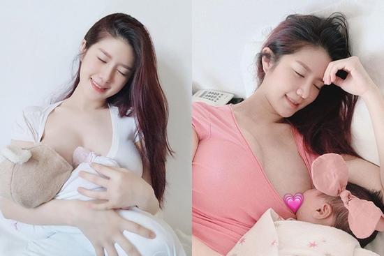 Hotgirl tiếp viên hàng không vén áo cho con bú khiến dân mạng thi nhau thắc mắc