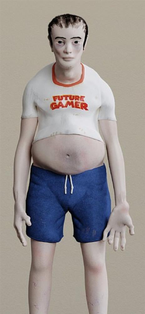 Hình ảnh đáng sợ của người nghiện game sau 20 năm nữa-4