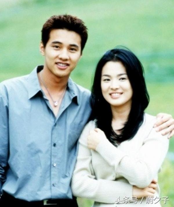 Won Bin và Song Hye Kyo trên phim trường.
