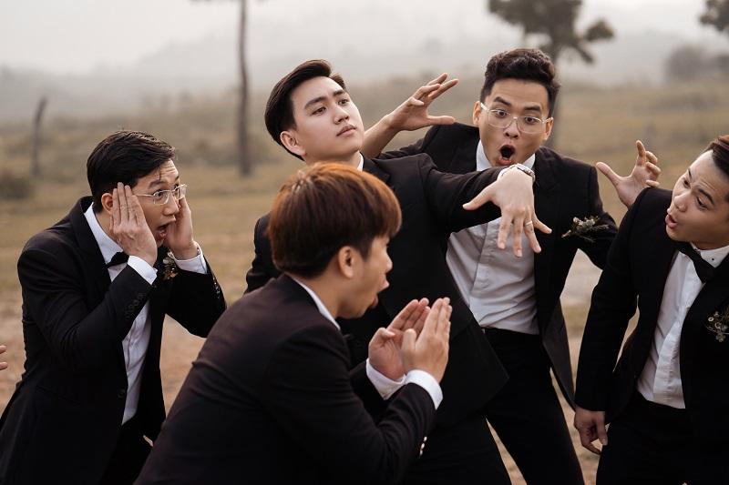 Ảnh cưới cặp đôi Lào Cai gây sốt: Từ cô dâu, chú rể đến hội bạn thân toàn cực phẩm nhan sắc-6