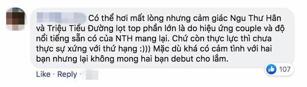 Ngu Thư Hân đứng nhất, fan tranh cãi thắng nhờ tài năng hay nổi tiếng vì quá cuồng Lisa ?-4
