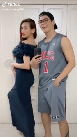 Đu trend đổi đồ: Tuấn Kiệt o ép cơ bắp chật cứng trong chiếc đầm đuôi cá của Võ Hoàng Yến-2